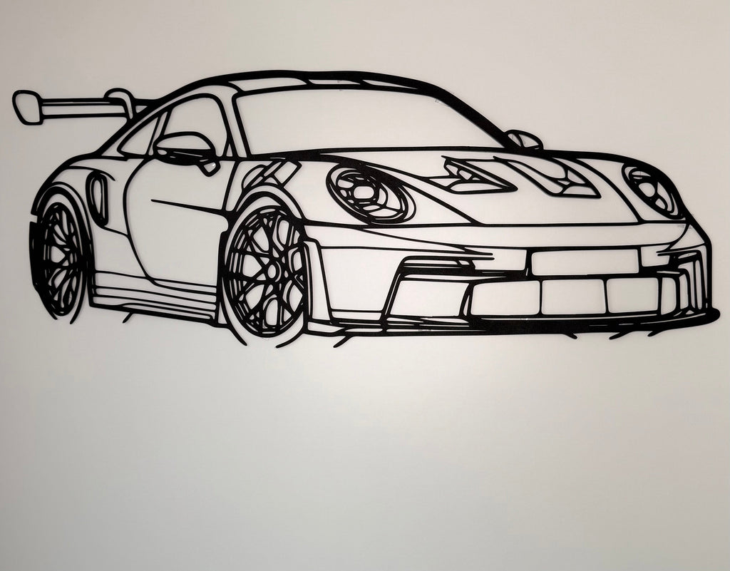 Track Car Silhouette (Front)