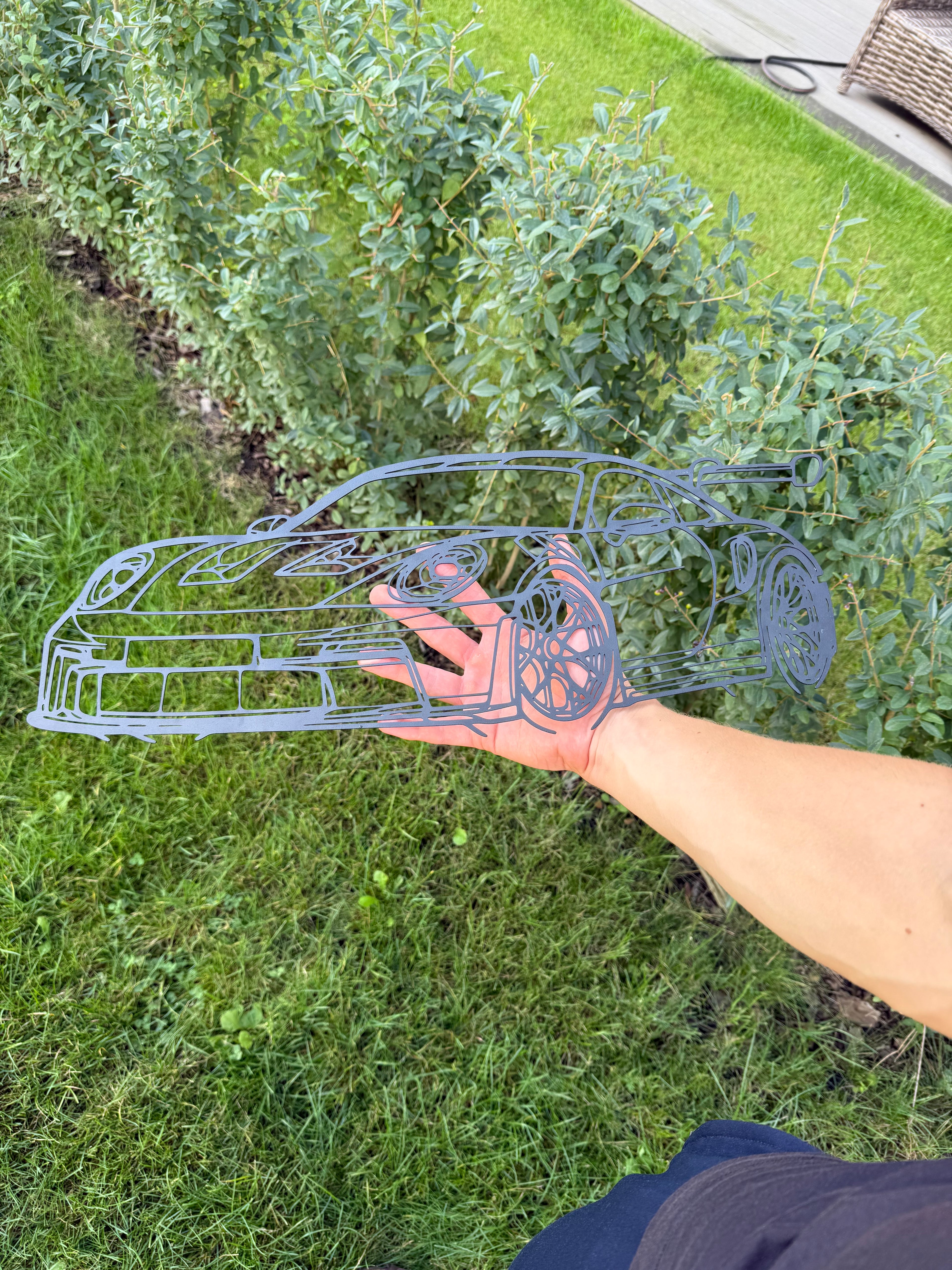 Track Car Silhouette (Front)