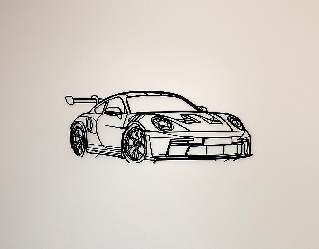 Track Car Silhouette (Front)