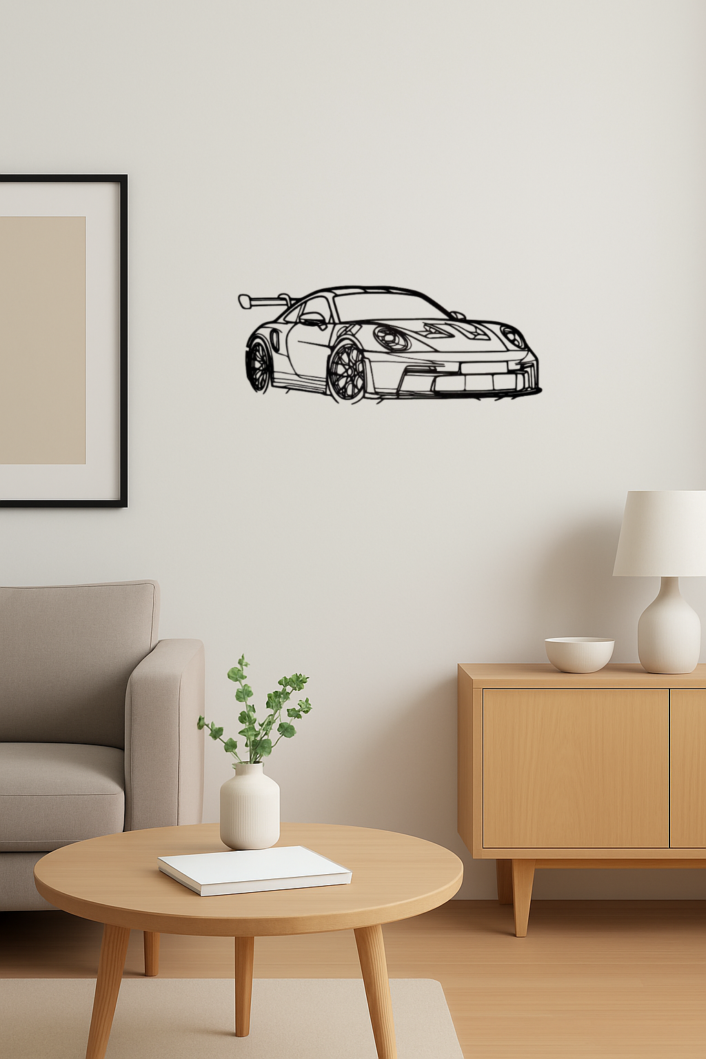 Track Car Silhouette (Front)