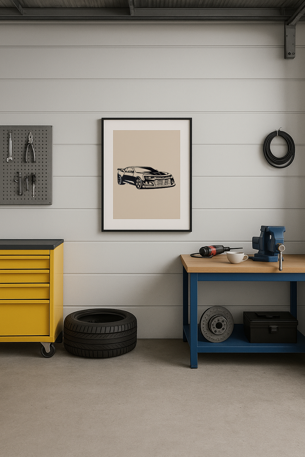 Amerikanische Maschine Silhouette